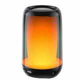Enceinte bluetooth portable avec 12 effets lumineux résistant et à l'eau selon la norme ipx5 jumelage avec d'autres enceintes noir