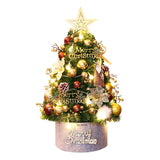 Petit arbre de noël pour la maison et le bureau, mini décorations de noël, arrangement de cadeaux, grands ornements créatifs