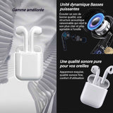 Écouteurs bluetooth bluetooth 5.0 intra-auriculaire écouteurs de sport casque de jeu écouteur sans fil avec microphone antibruit