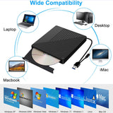 Graveur de DVD lecteur optique multifonction externe ordinateur graveur de DVD lit lecteur optique mobile externe double sergé