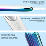 Appareil massage des yeux 500mah type-c chauffant 42 degrés celsius ions négatifs vibration haute compresses froides et chaudes