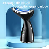 Appareil Anti-Rides Visage Cou 3Modes 3Lumières Massage EMS à micro-courant Lifting Raffermissement Facial Dispositif de Beauté