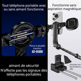 Perche à selfie 139cm bluetooth 5.2 magnétique perche à selfie trépied avec 2 lumières d'appoint détachables longueur rétractable
