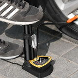 Pompe à pédale pour bicyclette Pompe à pédale haute pression Mini pompe à pédale portable pour bicyclette