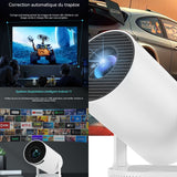 Mini Videoprojecteur Portable 4K 120 ANSI Bluetooth 5.0 WiFi 6 Android 11 Projecteur avec Video Correction Automatique du Trapéze
