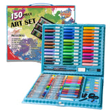 Dessin crayons 150 PCS malette de coloriage enfants aquarelle crayon enfants dessin kit crayons de couleur ensemble crayon peinture