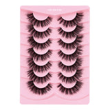 Faux cils de chatFaux cils de chat bouclésFaux cils de chat bouclésLes extensions naturellesFaux cils épais pour les yeux agrandis