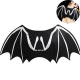 Costume amusant d'halloween, fournitures pour animaux de compagnie, transformation d'ailes de chauve-souris lumineuses pour chien