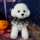 Halloween fournitures pour animaux de compagnie collier de vacances écharpe en dentelle collier de chat collier de chien