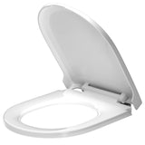 Abattant WC Dimensions extérieures 34-35cm 40-44cm Longueur intérieure 28 cm Largeur intérieure 20,5cm silencieux Durable blanc