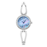 Montre femme 2.5x2.5x0.8cm montre quartz femme montres en acier inoxydable montre-bracelet pour femme montres rondes pour femmes