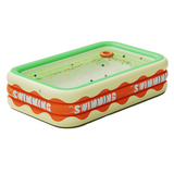 Piscine 210x145 cm Matériau PVC Épais résistant à la chaleur et aux rayures Convient aux enfants de plus de 6 mois Piscine familiale