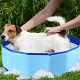 Piscine 160x30cm Résistant et facile à ranger Facile à vider Convient aux animaux et aux enfants de moins de 65kg Piscine pour Chien