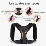 einture de correction du dos 80cm-95cm sangles d'épaule pour l'entraînement des muscles de la poitrine dispositif pour adulte