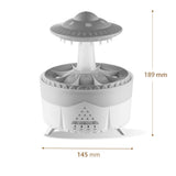 Simulation de goutte d'eau Humidificateur intelligent de grande capacité Atomiseur de brume volcanique Diffuseur d'arôme