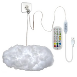 Lampe suspendue nuage colorées lumière réglable avec fonctions de musique et de chronométrage bricolage livré avec télécommande