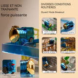Circuit voiture enfant 132 pcs DIY train électrique avec lumière piste multicouche piste de course pour 4-6 ans garçons et filles
