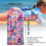 Bodyboard gonflable 105x45x15cm pour enfants avec poignées planche de bodyboard gonflable planche de natation planche de surf