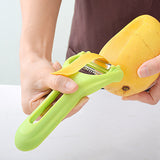 Eplucheur multi-usages Eplucheur de fruits et légumes 3-en-1 en acier inoxydable Couteau d'office Outils de cuisine