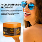 Accelerateur de bronzage 150ml activateur de bronzage avec vitamines E bronzage intense huile gel de bronzage pour banc solaire