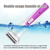 epilateur électrique 3 en 1 220v 600mah femme épilation visage sourcils jambes zone intime rasage épilateur avec tête pivotante
