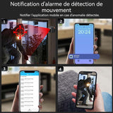 Caméra Batterie grande capacité 600mAh Prend en charge le couplage Bluetooth Sans fil Ultra HD 1080p Vision nocturne infrarouge