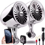 Haut-parleurs de moto bluetooth 2PCS 4 pouces double canal haute qualité audio moto haut-parleurs moto systèmes audio stéréo