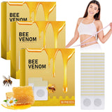 Patch minceur au venin d'abeille 6 x 7 cm 35 pièces Ingrédients naturels Raffermit rapidement la peau Sculpte les contours du corps