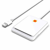 Lecteur carte identité belge 2 en 1 pour carte SIM et carte puce plug and play lecteur de carte à puce pour windows apple linux