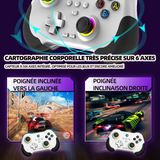 Manette de jeu 6-15 heures d'utilisation continue 8 mètres distance de transmission ontrôleur jeu vibration deux moteurs contrôleur