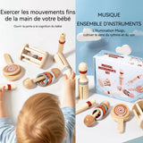 Instruments de musique 5 pcs Hochet à main instrument de musique jouet éducatif pour la petite enfance instrument de musique enfant