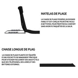 haise de plage pour la randonnée le camping la plage vert facile léger portable confort sont ultra peuencombrants matelas de plage
