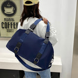 Sac de bagage de voyage de fitness pour femmes sac de rangement léger de grande capacité sac de séparation portable sec et humide