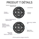 Télécommande bluetooth 47mm +120mm diamètre intérieur bouton volant voiture contrôleur de téléphone portable télécommande sans fil