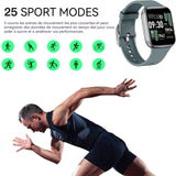 Montre intelligente bracelet de sport smart watch appel bluetooth surveillance de la santé podomètre extérieur Alertes intelligentes