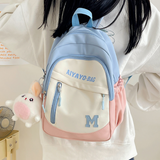 Sac à dos scolaire 32x26x13cm petit sac à dos mignon fashion clashing backpack casual travel small schoolbag supplement bag cartable