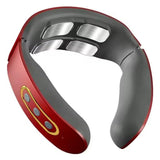 Masseur Cervical 15,8x13,3 cm 2,3W 6 modes de massage Réglage de l'intensité à 9 vitesses Massage multifonction convivial tout-corps