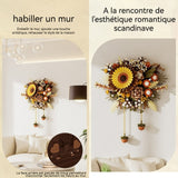 Kit de construction de bouquet de fleur 28x8x33cm peut être accroché kit de construction de fleurs blocs de construction fleur