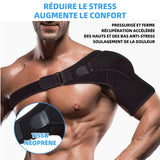 Support d'épaule L taille adjustable attelle epaule pour hommes et femmes rotator cuff support attelle épaule à bandage épaulettes