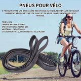 Pneu velo 700x18-25c pneu vélo route pneus pliable pour vélo de route race adulte velo électrique tournée bicyclette un paquet de 2