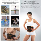 Electrostimulateur musculaire 10 modes 30 types d'intensité Coussin De Massage Abdominal Appareil De Massage Port chargement USB