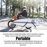 Support de planche de surf porte-panneaux à vélo réglable support de vélo léger support de planche de surf pour sports extérieurs