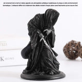 Ornements style gothique résine dieu de la mort en robe noire artisanat style sombre et bizarre pour maison table manger salon