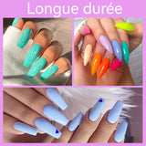 Kit de vernis à ongles gel 23 pièces 8,5 ml chacune différentes couleurs finition brillante et mate ensemble de vernis à ongles