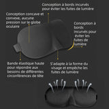 Masque de nuit 3D réglable 23,5x9cm doux et confortables masque pour les yeux cache yeux 3D masques de sommeil 3D pour voyages