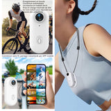 Kit de caméra sport pour animaux 4k 30fps wifi avec clip arrière 120 degrés caméra de cyclisme caméra d'action caméra de corps
