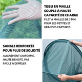 Bourriche panier à poisson piège piège à pêche résistant à la pour cage pêche portable pour garder tous les types poissons crabes