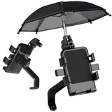 Porte-vélo et porte-moto dynamique avec petit parapluie Plastique anti-chocs et anti-pluie conducteur vélo électrique Polyvalent