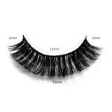 10 paires de faux cils 3D volume russe Faux cils duveteux yeux de chat Faux cils naturels réutilisables faits à la main