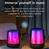 Melody Colour Light Bluetooth Audio Haute qualité sonore Volume élevé Haut-parleur de carte portable pour la maison Bluetooth